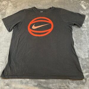 Nike The Nike Tee Youth XL‎ Extra Large Black T-Shirt Basketball Swoosh Athletic